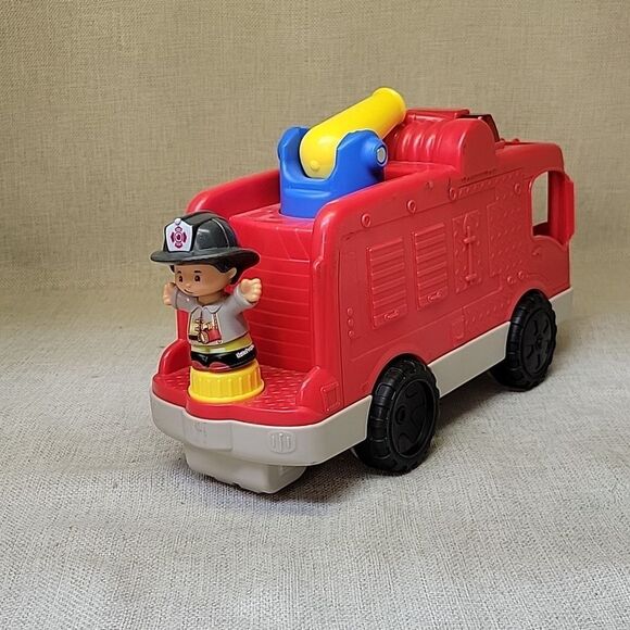 Fisher-Price Helping Others Fire Truck And School Bus Plus Figures - Picture 9 of 12